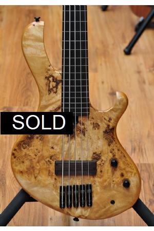 Maruszczyk Frog Omega 5p Maple Burl Fretless Maruszczyk Frog Omega 5p Maple Burl Fretless